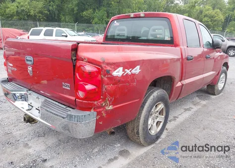 2006 Dodge Dakota Slt из США, поврежденный, VIN 1D7HW48N56S511117